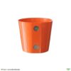 204056 268455 1437395 vaso magnetico de plastico laranja 5cm x 6cm 1